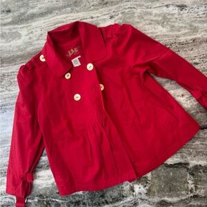 Vintage Y2K women’s button top red size medium